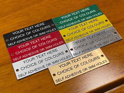 Machine plaques placards name - machine,