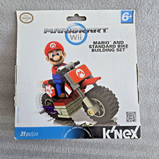 KNEX MarioKart Wii #38001/71695 Mario & Standard Bike Building Set (Sealed) 31pc