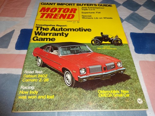 Motor trend magazine august - motor,