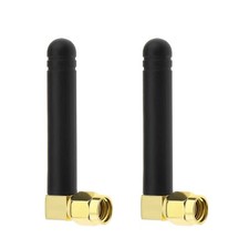 2PCS Mini WiFi Antenna Aerial Dual Band 2.4GHz 5.8GHz 2dBi RP-SMA Male Connector