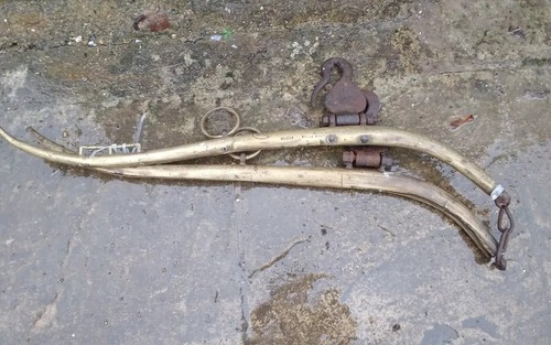 Vintage solid brass