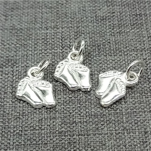 Sterling silver footprint - 4,