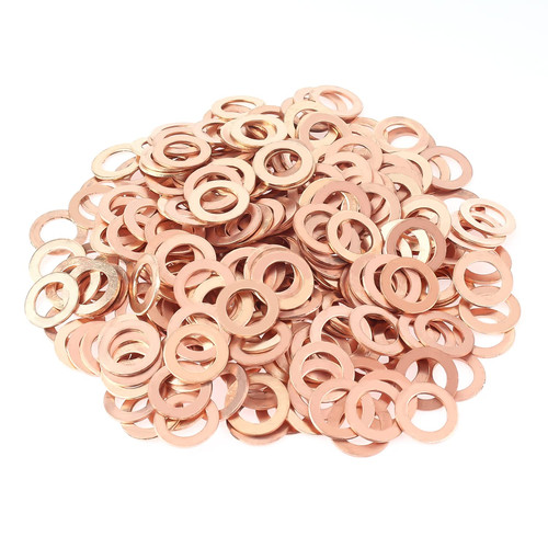 100 pieces m10x14x1 - pieces, copper
