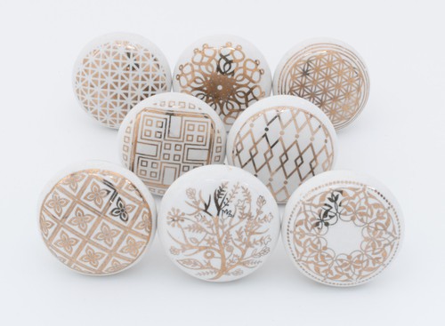Round gold white - ⭐8, &
