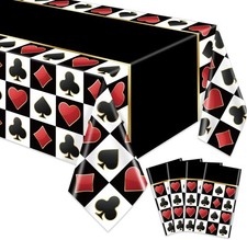 4 Pcs Casino Tablecloths