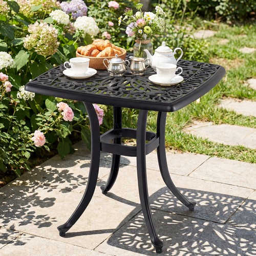 Square cast aluminum - aluminum, patio