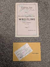 1960 devereux signed wrestling - 1960,