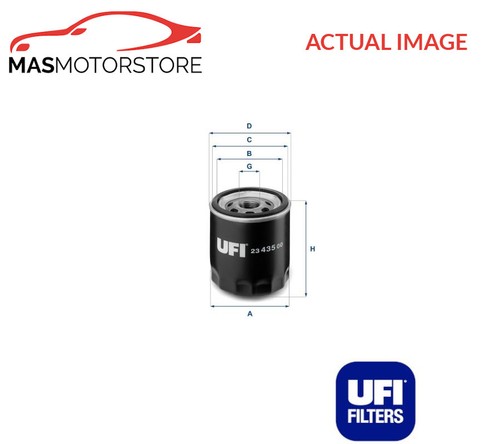 Engine oil filter ufi 2343500 - filter,