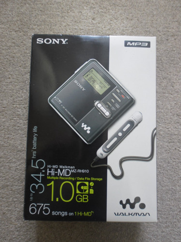 Sony walkman rh910 net - sony, mz-rh910