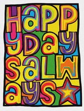 Happy mondays poster - happy,