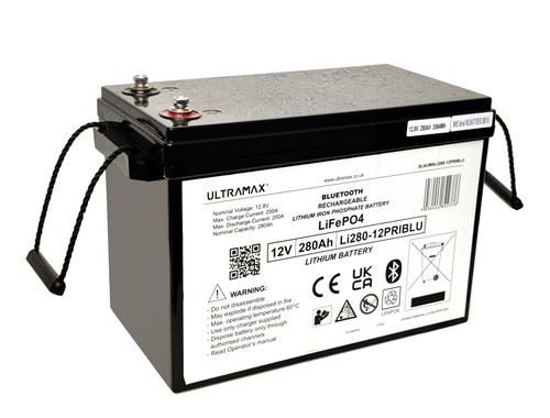 Ultramax 12v 280ah lifepo4 - 12v,