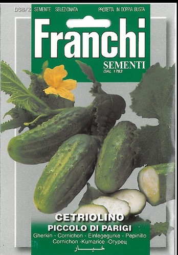 Franchi seeds cucumber gherkin - seeds,