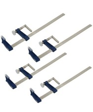 4Pc F Clamps Adjustable Wood Metal Clamp Woodworking Tools 50mm x 300mm