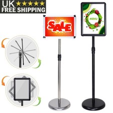 A3/A4 Floor Stand Sign Holder Poster Menu Advertising Display Stand Adjustable