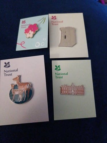 National trust pin badges - national,