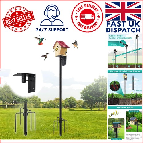 Sturdy metal bird table - sturdy,
