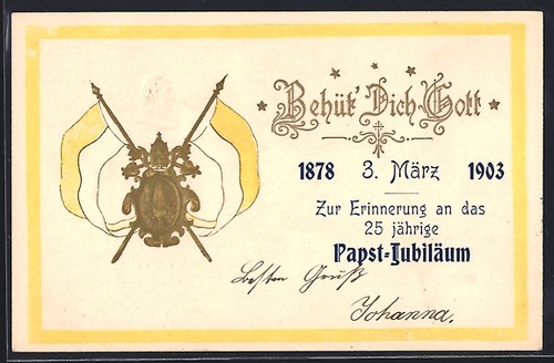Mint postcard pope leo xii - postcard,