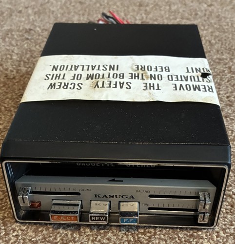 Vintage car cassette stereo - vintage,