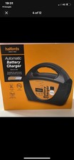 Halfords Smart Automatic Battery Charger 12V 12 Volt