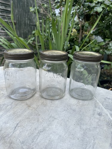 Vintage kilner mason jars - kilner,