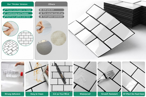 Peel and stick wall tiles - peel,