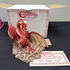 Vintage Enchantica EN2034 Autumn Dragon Snarlgard Figure original box & COA.
