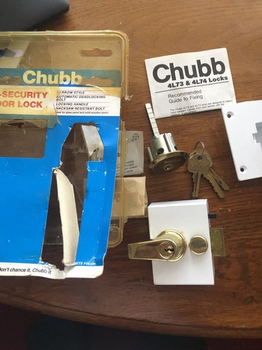 Chubb security door - chubb, hi