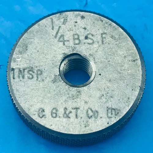 Bsf screw thread ring - 1/4, x