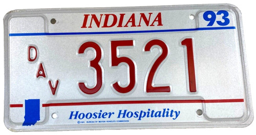 Indiana 1993 disabled veteran - indiana,