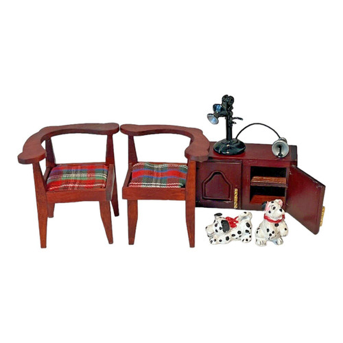 Dollhouse corner chairs - dollhouse,