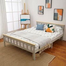 Solid Wooden Bed Frame 3ft