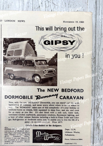 Bedford dormobile caravan - bedford,