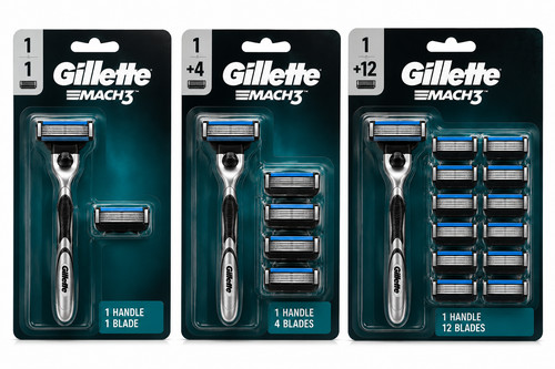 Gillette mach3 razor handle - razor,