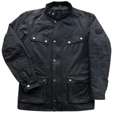 Barbour Duke Wax Jacket Blue M