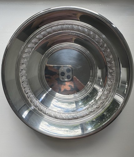 Deep solid silver 800 dish - , –
