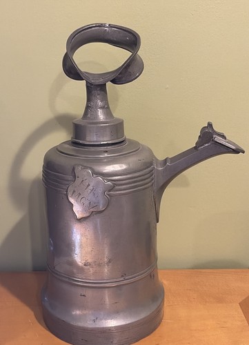 Vintage pewter cannister - vintage,