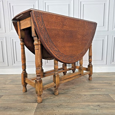 Antique Solid Oak Barley Twist