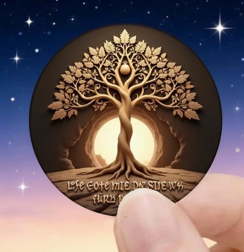 Tree life stickers brown - of,