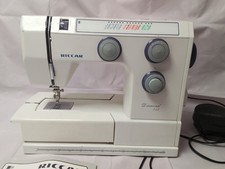 RICCAR DIAMOND 815 Sewing Machine with Manual & Pedal ~ Working