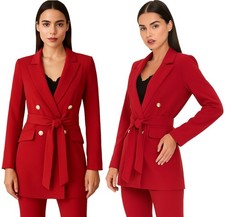 Womens Lipsy Red Blazer Coat