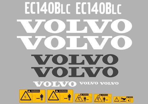 Volvo ec140blc digger decal - volvo,