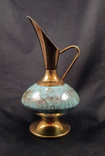 Delft jug brass ceramic - brass,
