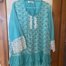 WHITE PEPLUM BOHO LONG TUNIC
