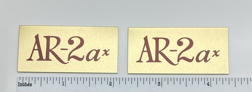 2ax speaker grill badges - ar-2ax,