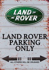 Land Rover Parking Only Theme