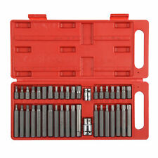 40 PIECE HEX STAR TORX SPLINE SOCKET BIT SET TOOL KIT GARAGE TOOLS EQUIPMENT