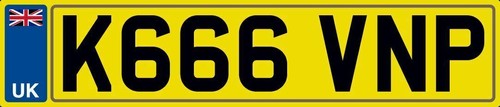 Kevin number plate kevins - number,
