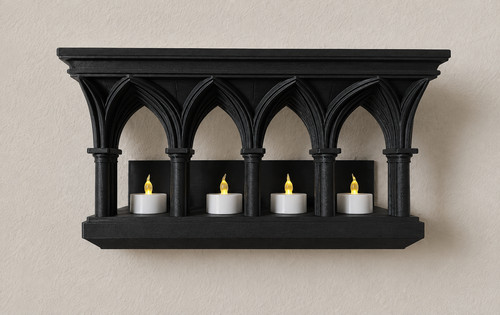 Cathedral wall shelf medieval - cathedral,