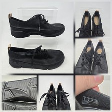 Clarks Trigenic Black Lace Up Size 5 E Shoes