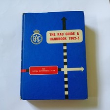 BRA RAC GUIDE & HANDBOOK 1962-3 HBACK